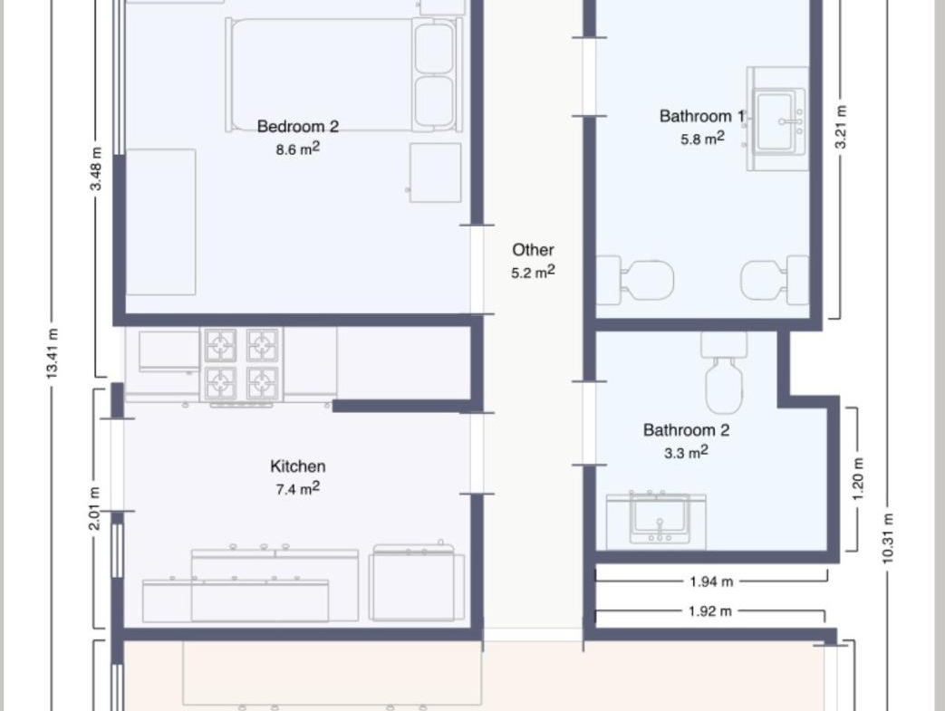 Planta baja con terraza de 80 m² en Paseo Germanías (tramo final), Gandía