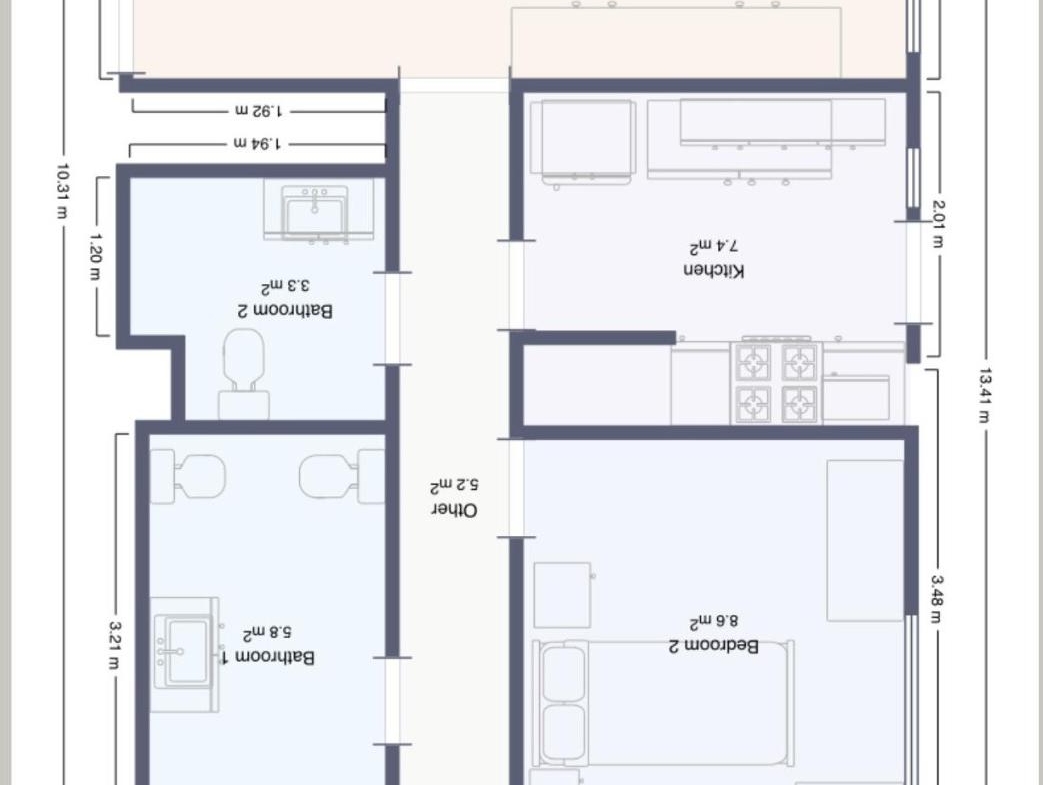 Planta baja con terraza de 80 m² en Paseo Germanías (tramo final), Gandía